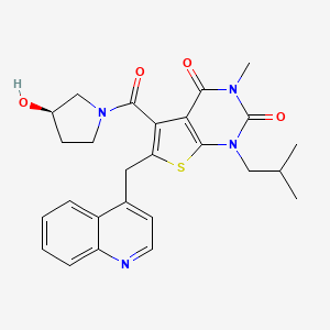 molecular formula C26H28N4O4S B1666081 AR-C141990 