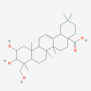 molecular formula C30H48O5 B1666088 Arjunolic acid CAS No. 465-00-9