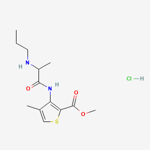molecular formula C13H21ClN2O3S B1666093 盐酸阿替卡因 CAS No. 23964-57-0