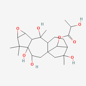 molecular formula C23H36O8 B1666096 Asebotoxin III CAS No. 28894-73-7