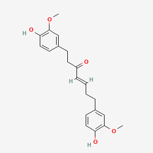 molecular formula C21H24O5 B1666098 Gingerenone A CAS No. 128700-97-0