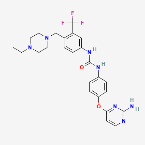 molecular formula C25H28F3N7O2 B1666111 ATH686 CAS No. 853299-52-2