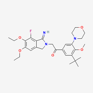 molecular formula C29H38FN3O5 B1666115 Atopaxar CAS No. 751475-53-3