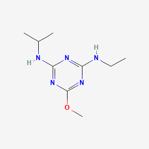 molecular formula C9H17N5O B1666117 阿特拉通 CAS No. 1610-17-9