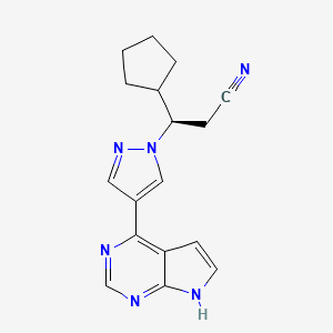 molecular formula C17H19F3N2O B1666119 芦可替尼 CAS No. 941678-49-5