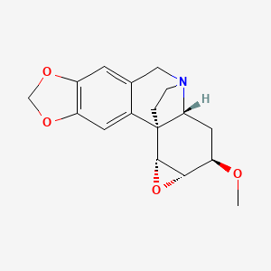 molecular formula C17H19NO4 B1666129 Augustine CAS No. 79659-60-2