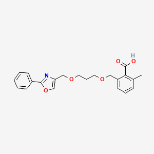 molecular formula C22H23NO5 B1666142 AVE-8134 CAS No. 304025-09-0
