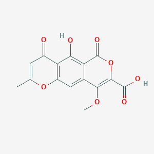 molecular formula C15H10O8 B1666146 Avenacein Y CAS No. 93752-78-4
