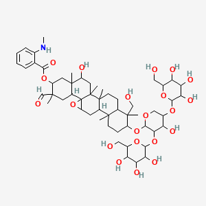 molecular formula C55H83NO21 B1666147 燕麦毒素 A 1 CAS No. 90547-90-3
