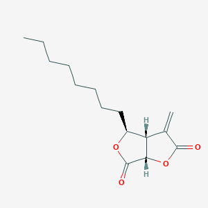 molecular formula C15H22O4 B1666148 Avenaciolide CAS No. 26057-70-5