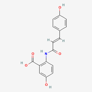 molecular formula C16H13NO5 B1666150 燕麦蒽酰胺 A CAS No. 108605-70-5