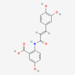 molecular formula C16H13NO6 B1666151 Avenanthramide C CAS No. 116764-15-9