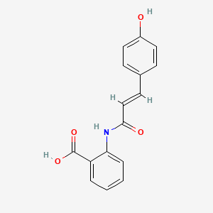 molecular formula C16H13NO4 B1666152 Avenanthramide 1p CAS No. 115610-36-1