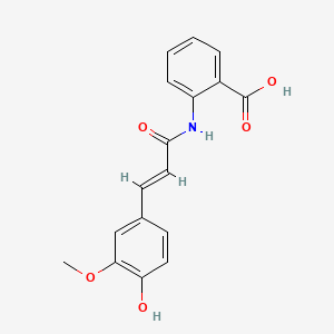 molecular formula C17H15NO5 B1666153 Avenanthramide E CAS No. 93755-77-2