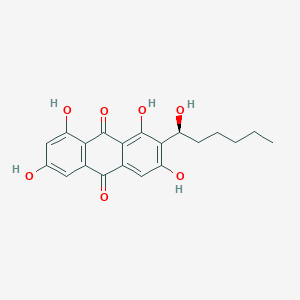 molecular formula C20H20O7 B1666156 Averantin CAS No. 5803-62-3