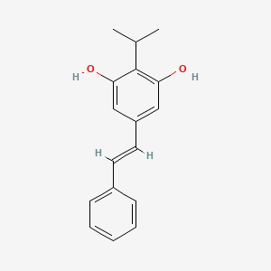 molecular formula C17H18O2 B1666157 Benvitimod CAS No. 79338-84-4
