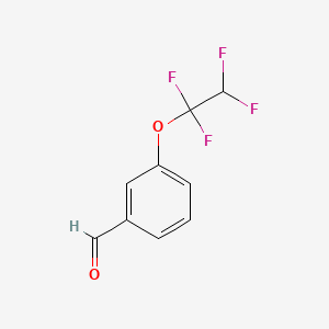 molecular formula C9H6F4O2 B1666159 3-(1,1,2,2-Tetrafluoroethoxy)benzaldehyde CAS No. 35295-35-3