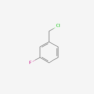 molecular formula C7H6ClF B1666203 3-氟苄氯 CAS No. 456-42-8