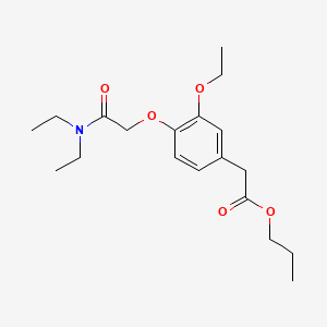 molecular formula C19H29NO5 B1666213 AZD 3043 CAS No. 579494-66-9