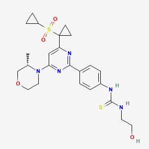 molecular formula C24H31N5O4S2 B1666214 AZD3147 