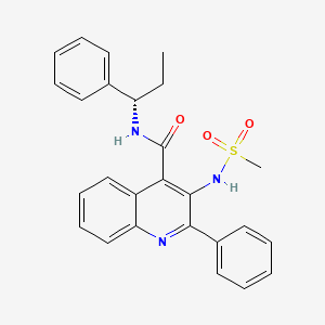 molecular formula C26H25N3O3S B1666215 Pavinetant CAS No. 1369501-46-1