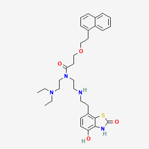 molecular formula C32H42N4O4S B1666216 AZD-3199 free base CAS No. 925243-19-2