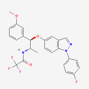 molecular formula C25H21F4N3O3 B1666221 AZD5423 CAS No. 1034148-04-3