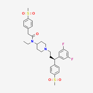 molecular formula C32H38F2N2O5S2 B1666223 Azd-5672 CAS No. 780750-65-4