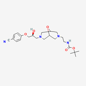 molecular formula C23H34N4O5 B1666231 AZD7009 CAS No. 864368-79-6