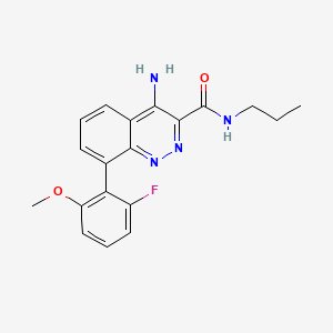 molecular formula C19H19FN4O2 B1666233 AZD7325 CAS No. 942437-37-8