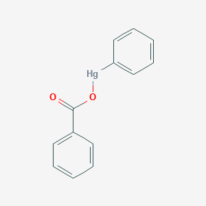 molecular formula C13H10HgO2 B166624 Phenylmercury benzoate CAS No. 94-43-9