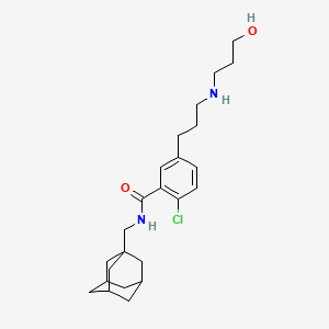 molecular formula C24H35ClN2O2 B1666244 AZD9056 CAS No. 345304-65-6