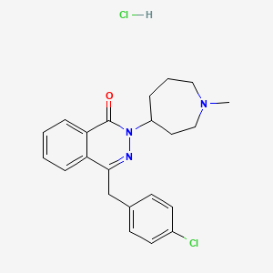 molecular formula C22H25Cl2N3O B1666251 Azelastine Hydrochloride CAS No. 79307-93-0