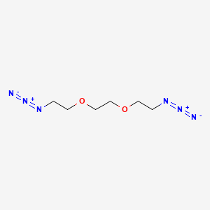 molecular formula C6H12N6O2 B1666260 Azido-PEG2-azide CAS No. 59559-06-7