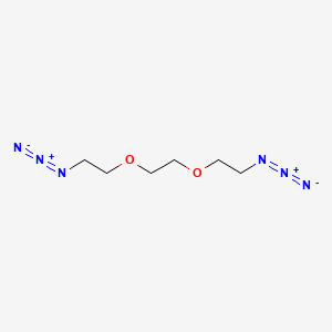 molecular formula C6H12N6O2 B1666260 1,2-Bis(2-azidoethoxy)ethane CAS No. 59559-06-7