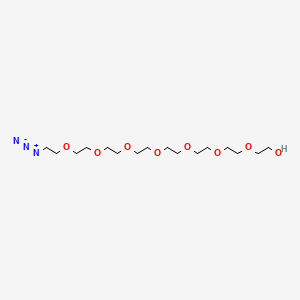 molecular formula C16H33N3O8 B1666262 Azide-PEG8-Alcohol CAS No. 352439-36-2
