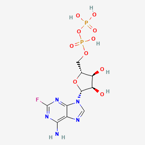 molecular formula C10H14FN5O10P2 B1666263 2-Fluoro-ADP CAS No. 1492-61-1