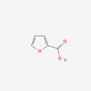 molecular formula C5H4O3 B1666266 2-Furoic acid CAS No. 88-14-2