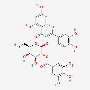 molecular formula C28H24O16 B1666267 2'-O-galloylhyperin CAS No. 53209-27-1