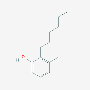 molecular formula C13H20O B1666273 2-Hexyl-M-cresol CAS No. 17140-34-0