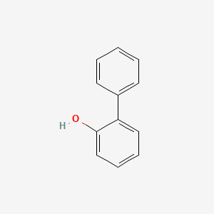 molecular formula C12H10O<br>C12H10O<br>C6H5C6H4OH B1666276 2-Phenylphenol CAS No. 90-43-7