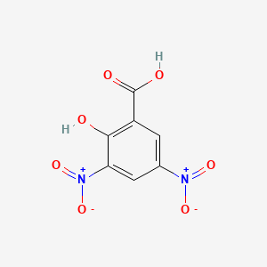molecular formula C7H4N2O7 B1666277 3,5-Dinitrosalicylic acid CAS No. 609-99-4