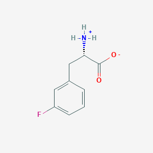 molecular formula C9H10FNO2 B1666282 3-氟苯丙氨酸 CAS No. 456-88-2