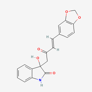 molecular formula C19H15NO5 B1666283 3HOI-BA-01 CAS No. 355428-84-1