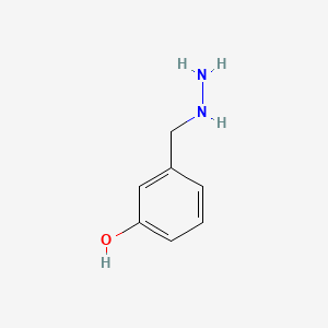 molecular formula C7H10N2O B1666290 3-Hydroxybenzylhydrazine CAS No. 637-33-2