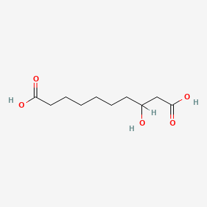 molecular formula C10H18O5 B1666292 3-Hydroxysebacic acid CAS No. 68812-93-1