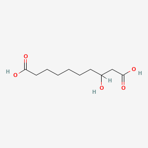 molecular formula C10H18O5 B1666292 3-Hydroxydecanedioic acid CAS No. 68812-93-1
