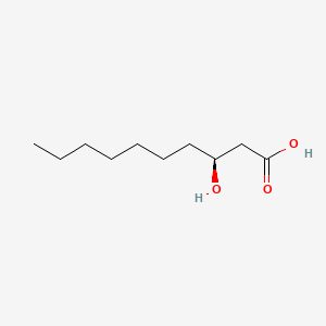 molecular formula C10H20O3 B1666295 (3S)-3-羟基癸酸 CAS No. 19526-23-9