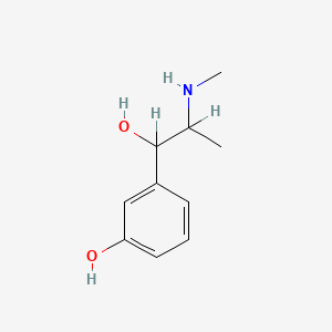molecular formula C10H15NO2 B1666296 m-Hydroxyephedrine CAS No. 3002-40-2