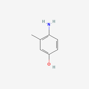 molecular formula C7H9NO B1666317 4-Amino-m-cresol CAS No. 2835-99-6